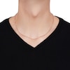 Thumbnail Image 3 of Semi-Solid Glitter Rope Chain Necklace 14K Rose Gold 18" 1.8mm