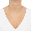Thumbnail Image 2 of Semi-Solid Glitter Rope Chain Necklace 14K Rose Gold 24" 1.8mm