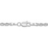 Thumbnail Image 3 of Semi-Solid Glitter Rope Chain Necklace 14K White Gold 20" 1.8mm