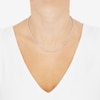 Thumbnail Image 3 of Semi-Solid Glitter Rope Chain Necklace 14K White Gold 18" 2mm