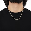 Thumbnail Image 4 of Semi-Solid Glitter Rope Chain Necklace 14K Yellow Gold 20" 2.4mm