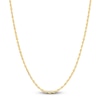 Thumbnail Image 1 of Semi-Solid Glitter Rope Chain Necklace 14K Yellow Gold 30" 2.4mm