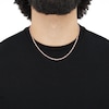 Thumbnail Image 3 of Semi-Solid Glitter Rope Chain Necklace 14K Rose Gold 30" 2.4mm