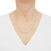 Thumbnail Image 3 of Semi-Solid Glitter Rope Chain Necklace 14K White Gold 18" 2.4mm
