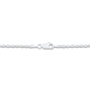 Thumbnail Image 2 of Semi-Solid Glitter Rope Chain Necklace 14K White Gold 20" 2.4mm
