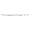 Thumbnail Image 2 of Semi-Solid Glitter Rope Chain Necklace 14K White Gold 24" 2.4mm