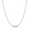Thumbnail Image 1 of Hollow Glitter Rope Chain Necklace 14K Yellow Gold 24" 1.8mm