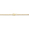 Thumbnail Image 2 of Hollow Glitter Rope Chain Necklace 14K Yellow Gold 24" 1.8mm