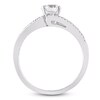 Thumbnail Image 2 of Round-Cut Diamond Bypass Engagement Ring 1 ct tw 14K White Gold
