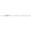 Thumbnail Image 3 of Rectangle-Cut Natural Swiss Blue Topaz & London Blue Topaz Necklace 10K White Gold 18"