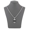 Thumbnail Image 4 of Men's Black & White Diamond Hexagon Necklace 1/3 ct tw Stainless Steel & Black Ion Plating 24"