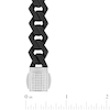 Thumbnail Image 4 of Diamond Clasp Link Necklace 1/2 ct tw Stainless Steel & Black Ion Plating 20"