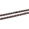 Thumbnail Image 2 of Men's Satin-Finish Link Necklace Brown & Black Ion-Plated Stainless Steel 24"
