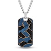 Thumbnail Image 1 of Men's Multicolor Enamel Dog Tag Necklace Stainless Steel 24"