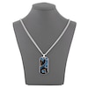 Thumbnail Image 4 of Men's Multicolor Enamel Dog Tag Necklace Stainless Steel 24"