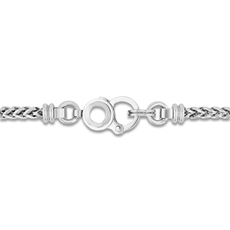 Main Image 3 of Franco Chain Necklace 4mm Stainless Steel 24"