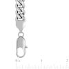 Thumbnail Image 4 of Men's Diamond Cushion-Shaped Pendant Curb Chain Necklace 1/2 ct tw Stainless Steel & Yellow Ion Plating 20"