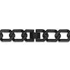 Thumbnail Image 3 of Men's Black Diamond Link Necklace 4 ct tw Black Ion-Plated Stainless Steel 20"