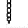 Thumbnail Image 4 of Men's Black Diamond Link Necklace 4 ct tw Black Ion-Plated Stainless Steel 20"