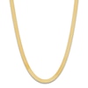 Thumbnail Image 1 of Solid Herringbone Chain Necklace 4mm 10K Yellow Gold 22"
