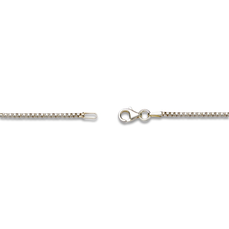 Main Image 4 of Men's Black & White Diamond Compass Necklace 1/3 ct tw 14K Yellow Gold-Plated Sterling Silver 24"