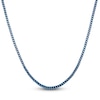 Thumbnail Image 1 of Men's Foxtail Chain Necklace 4mm Blue & Yellow Ion-Plated Stainless Steel 22"
