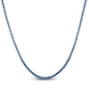 Thumbnail Image 1 of Men's Foxtail Chain Necklace 4mm Blue & Yellow Ion-Plated Stainless Steel 24"