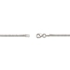 Thumbnail Image 4 of Men's White Lab-Created Sapphire Dog Tag Necklace Sterling Silver 24"