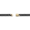 Thumbnail Image 3 of Men's Cuban Curb Chain Necklace Black & Yellow Ion-Plated Stainless Steel 24"