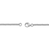 Thumbnail Image 4 of Men's Black Spinel Wolf Circle Necklace Sterling Silver & 14K Yellow Gold Plating 24"