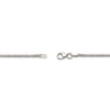 Thumbnail Image 4 of Men's Natural Mother-of-Pearl & White Lab-Created Sapphire Arrowhead Necklace Sterling Silver 24"