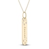 Thumbnail Image 1 of Diamond Engravable Tag Necklace 1/20 ct tw 14K Yellow Gold 18"
