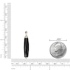 Thumbnail Image 4 of Men's Natural Black Onyx Necklace 14K Yellow Gold-Plated Sterling Silver 24"