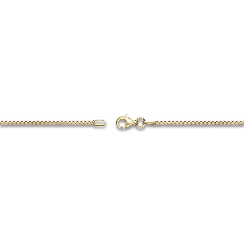Main Image 3 of Men's Natural Red Jasper Necklace 14K Yellow Gold-Plated Sterling Silver 24"