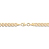 Thumbnail Image 3 of Panther Stampato Chain Necklace 4.4mm 14K Yellow Gold 17.75"