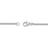 Thumbnail Image 3 of Men's White Lab-Created Sapphire Arrowhead Necklace Sterling Silver 24"