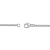 Thumbnail Image 3 of Men's White Lab-Created Sapphire Dog Tag Necklace Sterling Silver 24"