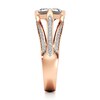 Thumbnail Image 3 of J'Lure Lab-Grown Diamond Lozenge Step-Cut Engagement Ring 2-3/8 ct tw 18K Rose Gold