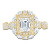 Thumbnail Image 3 of Pnina Tornai Emerald-Cut Diamond Halo Engagement Ring 1-1/2 ct tw 14K Yellow Gold
