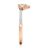 Thumbnail Image 3 of J'Lure Hexagon Brilliant-Cut Lab-Grown Diamond Contour Wedding Band 3/8 ct tw 18K Rose Gold