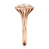 Thumbnail Image 3 of J'Lure Carre Step-Cut Lab-Grown Diamond Engagement Ring 2-1/6 ct tw 18K Rose Gold