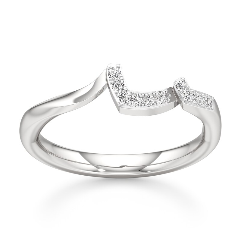 Main Image 1 of J'Lure Lab-Grown Diamond Wedding Band 1/10 ct tw 18K White Gold