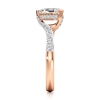 Thumbnail Image 3 of J'Lure Pear Step-Cut Lab-Grown Diamond Bypass Engagement Ring 1-3/8 ct tw 18K Rose Gold
