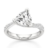 Thumbnail Image 1 of J'Lure Trillion Curved Brilliant-Cut Lab-Grown Diamond Bypass Engagement Ring 2-1/4 ct tw 18K White Gold