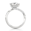 Thumbnail Image 2 of J'Lure Trillion Curved Brilliant-Cut Lab-Grown Diamond Bypass Engagement Ring 2-1/4 ct tw 18K White Gold
