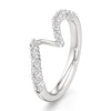 Thumbnail Image 4 of J'Lure Lab-Created Diamond Contour Wedding Band 3/8 ct tw 18K White Gold