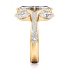Thumbnail Image 3 of J'Lure Lozenge Step-Cut Lab-Grown Diamond Engagement Ring 4-3/4 ct tw 18K Yellow Gold