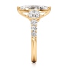 Thumbnail Image 3 of J'Lure Moval Old-Cut Lab-Grown Diamond Engagement Ring 3-1/2 ct tw 18K Yellow Gold