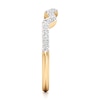 Thumbnail Image 3 of J'Lure Lab-Grown Diamond Angled Contour Wedding Band 1/5 ct tw 18K Yellow Gold