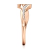 Thumbnail Image 3 of J'Lure Lab-Grown Diamond Contour Wedding Band 1/6 ct tw 18K Rose Gold
